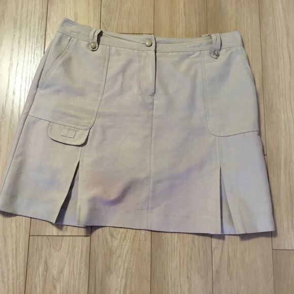 NWOT IZOD Golf Classics Women’s Sz 6 Skort in Kaki/Tan. - Picture 2 of 10